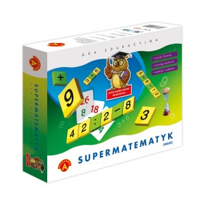 Gra edukacyjna SUPERMATEMATYK maxi /4670
