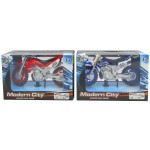  Motocykl CROSS metal. 12cm /1144