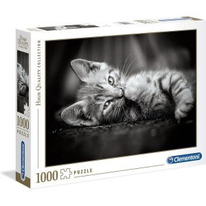 Puzzle 1000 el. KOTEK B&W Clementoni /4227