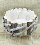  Osłonka naturalna okrągła 25cm PATYKI /5840