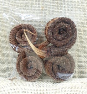 Susz dekoracyjny naturalny PALM RING 2szt /6807