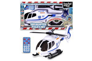 Helikopter policyjny sterowany pilotem /0762