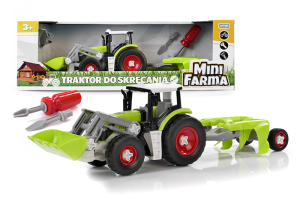 MINI FARMA Traktor z maszyną rolniczą do skręcania /1125