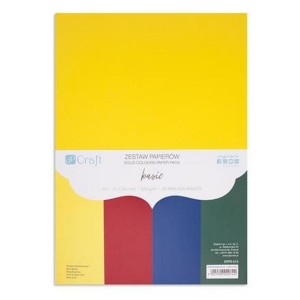 Zestaw papierów 220g/A4 20szt BASIC /0744