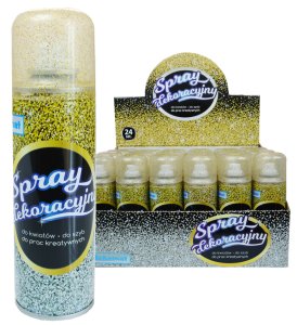 Brokat w sprayu 85g ZŁOTY /1585