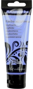 Farba akrylowa 071 FLAMINGO LINE 75 ml cyjan pastel. /9311