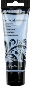 Farba akrylowa 064 FLAMINGO LINE 75 ml błękitny pastel. /9649/5388