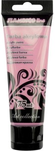  Farba akrylowa 074 FLAMINGO LINE 75 ml różowy pastel. /9250