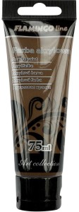  Farba akrylowa 091 FLAMINGO LINE 75 ml brązowa /2093/5715