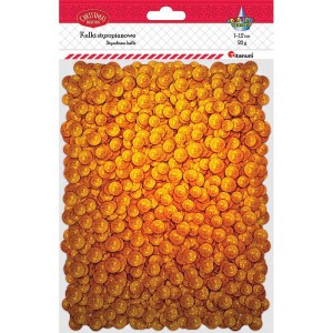 Kulki brokatowe 1,0-1,2cm 20g ZŁOTE /8464
