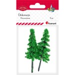 Choinki dekoracyjne MINI 2szt/6,5cm /0296