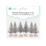 Choinki dekoracyjne MINI 6szt/5cm /7103