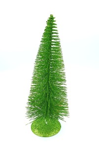 Choinka dekoracyjna drucikowa 25cm brokatowa /1507