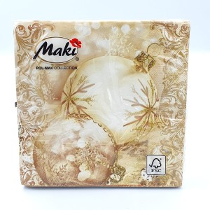  Serwetki świąteczne BN Maki 3-warstw. 20szt - 008702/5519