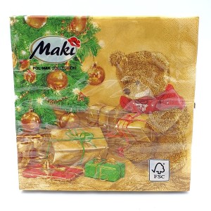 Serwetki świąteczne BN Maki 3-warstw. 20szt - 010901/5519