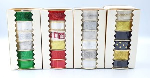 Wstążki - zestaw 6 szt MIX - 15mm x 2m /4803