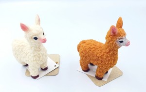 Alpaka 9cm - zwierzątko miękkie z groszkiem /4906