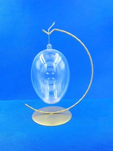 Jajko akrylowe 13cm otwierane z zawieszką /7280