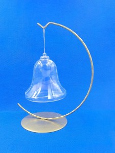 Dzwonek akrylowy 10cm otwierany z zawieszką /0372