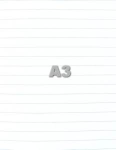Papier kancelaryjny A3 linia 100ark. /3479
