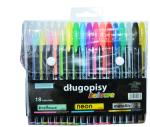  Zestaw długopisów żelowych MIX 18kol. /4180