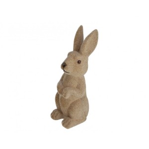 Zajączek flokowany 19cm 3 kolory /9458/9465/9472