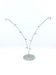  Stojak BAZIE na jajka/pisanki DRUCIANY 24cm podwójny /0954