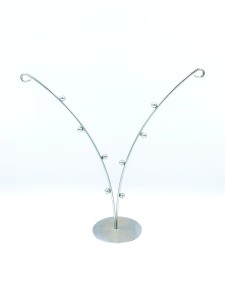  Stojak BAZIE na jajka/pisanki DRUCIANY 24cm podwójny /0954