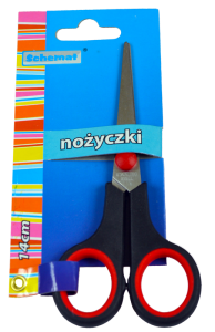 Nożyczki biurowe 14cm blister SCH/8829