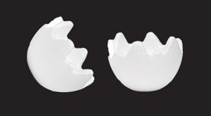 Skorupka styropianowa 2szt 6,5cm /9275