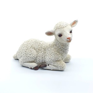 Baranek siedzący - figurka 12 x 15cm /5615
