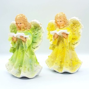 Anioł brokatowy- figurka 25cm /4317K