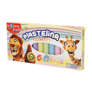 Plastelina INSPIRIA PASTELOWA 12 kol. /7574