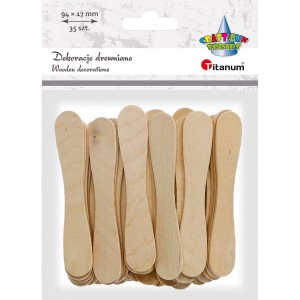 Patyczki kreatywne (do lodów) naturalne 35szt /8111/9417