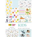 Blok z motywami KIDS A4/15 ark. 80g Happy Color /7047