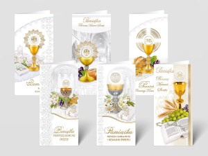 Karnet okoliczn. DL WB1K Pamiątka I Komunii /60016-12170