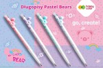 Długopis wymazywalny PASTEL BEAR 0,4mm niebieski /0829