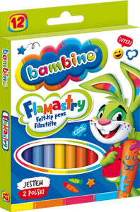 Flamastry standard 12 kol. Bambino /1604