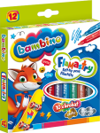 Flamastry brokatowe 12 kol. Bambino /8634