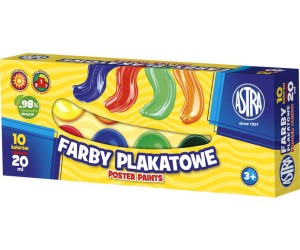 Farby plakatowe ASTRA 10 kol. - 20ml /7474