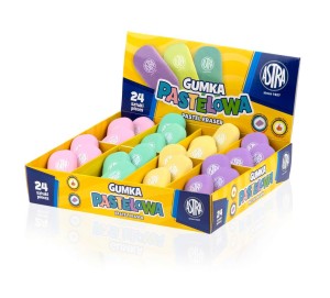 Gumka do mazania ASTRA pastelowa /4429