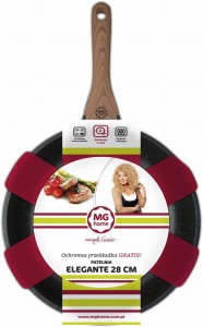 Patelnia aluminiowa 28cm M&G Home ELEGANTE - 650 pkt