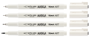 Pisaki - cienkopisy MANGAart 4szt TOMA/6049