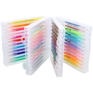 Długopisy żelowe 48szt w plastikowym pudełku /2398