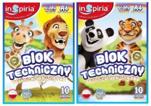 Blok techniczny A4/10k. INSPIRIA /7765