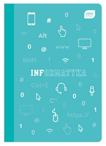 Zeszyt A5/60k. # INFORMATYKA okładka PP Inter-Druk /4029