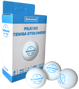 Piłeczki do tenisa stołowego (ping-ponga) 6szt /0335