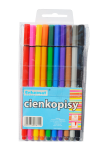 Cienkopisy 0,4mm 10 kolorów /8149