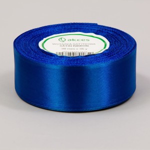 Wstążka satynowa 38mm x 32m BLUE