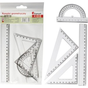  Komplet matematyczny 4 elementy L-20 /3325